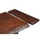 Homeroots 84" Dark Brown Solid Wood Removable Leaf Double Pedestal Base Dining Table 554342 - alternate 9