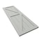 Ekena Millwork True Fit PVC Two Equal Panel Farmhouse Fixed Mount Shutters w/Z-Bar, Hailstorm Gray, 15W x 28H, PR TFP102FH15X028ST - alternate 9