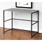 Homeroots 40" Gray and Black Wood and Metal Sled Computer Desk 489833 - alternate 4