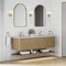 James Martin Vanities Allamari 72" Double Vanity, Dune Mist w/ 3 CM Siberian Silestone Top D640-V72-DMS-WSFR - alternate 10