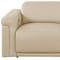 Homeroots 73in Cream and Black Italian Leather Power Reclining Loveseat 720483 - alternate 6
