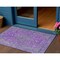 Homeroots 3' X 5' Purple And Gray Medallion Washable Indoor Outdoor Area Rug 616292 - alternate 1