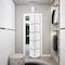 Sartodoors Sliding Closet Bi-fold Doors, Planum 0015 White Silk and Aluminum Strips, Sturdy Tracks Moldings Tr PLANUM0015BF-WS-36 x 96 (2* 18x96) - alternate 3