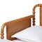Baxton Studio Lucera Bobbin Expandable Daybed, Oak Brown 263-14376-ZORO - alternate 5