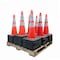 Traffic Kontrol 36in Traffic Safety Cone - 10 Lbs - 6in + 4in Reflective Collars - Orange - 30PK TKTC-36-10-OR-2C-30 - alternate 1