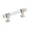 Amerock Glacio 3 in 76 mm Center-to-Center Clear/Polished Nickel Cabinet Pull BP36659CPN - alternate 1