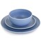 Spice By Tia Mowry Creamy Tahini 12 Piece Stoneware Dinnerware Set in Matte Blue 97182.12 - alternate 5