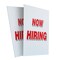 Signmission Now Hiring, Plastic Signs Only 24 Inch x 36 Inch, Corrugated Plastic, 2PK CSB-2436-2PACK-Now Hiring - alternate 1