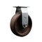 Service Caster 6'' High Temp Glass Filled Nylon Wheel Rigid Caster with Roller Bearing SCC-20R620-GFNRHT - alternate 1