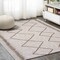 Jonathan Y Derya Tribal Diamond Trellis Beige/Brown 4 ft. x 6 ft. Indoor/Outdoor Area Rug SMB129A-4 - alternate 6