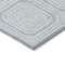 Homeroots 3' X 5' Sky Blue And Ivory Geometric Washable Indoor Outdoor Area Rug 610853 - alternate 7