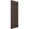 Ekena Millwork True Fit PVC Four Board Spaced Board-n-Batten Shutters, Raisin Brown , 23W x 36H, PR TFP101SBF23X036TB - alternate 6