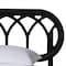 Baxton Studio Florica Art Deco Black Wood Queen 4-Piece Bedroom Set 255-14153-14151-14150-14149-ZORO - alternate 8