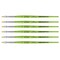 Da Vinci FIT Synthetics Student Brush, Synthetic, Acrylic & Oil, Flat, Series 379, Size 4, 6PK VA-379_4 - alternate 2