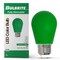 Bulbrite 25W Equivalent Ceramic Green Color S14 Weatherproof Outdoor E26 Medium Base LED Light Bulb, 10PK 862321 - alternate 3