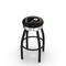 Holland Bar Stool Co 30" Blk Wrinkle Philadelphia Flyers Swivel Bar Stool, Chrome Ring L8B3C30PhiFly-B - alternate 1
