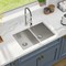Wrightmaster 28 in. Undermount 16-Gauge Double Bowl Stainless Steel Workstation Kitchen Sink with Bottom Grids ZOR-UX281910A2-64 - alternate 5
