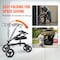 Vevor Knee Scooter Carbon Steel Folding Knee Walker Recovery Scooter 300LB Loads HFK-9270 - alternate 3