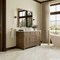 James Martin Vanities Brookfield 60 in. Single Vanity, Pecan w/ Single Hole 3CM White Zeus Silestone Top & Backsplash 547-V60S-PCN-1WZ - alternate 4