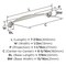 Amerock Fairfield 6-5/16 inch (160mm) Center-to-Center Satin Nickel Cabinet Pull, 10PK 10VMP37222G10 - alternate 4