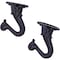 Landscapers Select Ceiling Hook, 1.5 in L, 1 Dia in H, Steel, Black Coated Finish, Wall Mount Mounting GB0433L - alternate 1