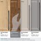 Amerock Urbanite 7-9/16 in 192 mm Center-to-Center Polished Chrome/Brushed Matte Black Cabinet Pull BP77819226BMB - alternate 3
