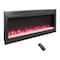 Edendirect 44 in. Wall Mount Electric Fireplace with Remote and Multi Color Flame , LED Light Heater in Black ZR-W1769P171421 - alternate 1