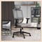 Leisuremod Nift Mesh Ergonomic Swivel Office Chair with Headrest NO62GR - alternate 6