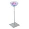 Azar Displays Pedestal Bowl Display Floor Stand with Single 10in Diameter Bowl on Square Metal Base 700971 - alternate 4