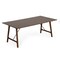 Homeroots 79" Walnut Rectangular Solid Manufactured Wood And Solid Wood Dining Table 486042 - alternate 3