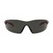 Bouton Optical Rimless Safety Glasses with Red Temple, Gray Lens and Anti-Scratch / Anti-Fog Coating 250-45-1021 - alternate 2