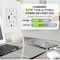Leviton USB Receptacle, 20 A, White T5834-W - alternate 6