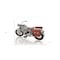 Homeroots 6" Grey Metal Hand Painted Decorative Motorcycle 401112 - alternate 6