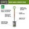 Ames Garden Spade, Tempered Steel, Comfort Step, Hardwood Handle, D-Grip 2593800 - alternate 7