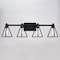 Vaxcel Ravenna 4 Light Matte Black Bathroom Vanity Fixture Metal Cage Shade, LED Compatible W0446 - alternate 6