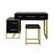 Homeroots 39" Black Wood Mirrored Dresser 691700 - alternate 4
