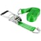 Keeper Tie-Down Strap, 2 in W, 30 ft L, Green, 3333 lb Working Load, J-Hook End 47374 - alternate 2