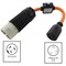 Ac Works SS2-50P to L6-30R Adapter, 1.5 ft, 30A Breaker-Protected, Heavy-Duty STW SS2ICBL630 - alternate 5
