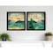 Homeroots Set Of Two The Lake is Calling Black Framed Print Wall Art, 2PK 405714 - alternate 3
