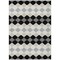 Homeroots 9' X 12' Black Ivory And Beige Geometric Washable Indoor Outdoor Area Rug 597876 - alternate 6