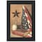 Homeroots God and Country 2 Black Framed Print Wall Art 406409 - alternate 1