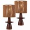 Jonathan Y Rickie 19" Bohemian Coastal Sculptural Resin w/Hand-Woven Paper Rope Drum Shade LED Table Lamp, , 2PK JYL5509B-SET2 - alternate 1