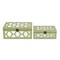 Homeroots Set of Two Green Mirrored Glass And Solid Wood Box With Lid, 2PK 399681 - alternate 4