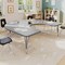 Flash Furniture Wren 66 in x 60 in Horseshoe Adjustable Height Activity Table, Thermal Laminate Top, Short Legs, Gray XU-A6066-HRSE-GRY-T-P-GG - alternate 8