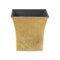 Homeroots 7in Gold Recycled Plastic Indoor Outdoor Square Pot Planter 488275 - alternate 5