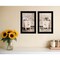 Homeroots Set Of Two Laundry Room 2 Black Framed Print Bathroom Wall Art, 2PK 406077 - alternate 2