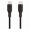Belkin BOOST CHARGE Braided USB-C to USB-C Cable, 100 W Power Delivery, 6.6 ft, Black CAB014BT2MBK - alternate 1