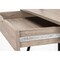 Homeroots 32" Taupe and Black Wood and Metal Sled Computer Desk With Four Drawers 489996 - alternate 8