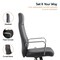 Leisuremod Flux Faux Leather Swivel Office Chair, Knee Tilt, Padded Support FO19BLL - alternate 7