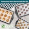 Bakkenmaster BAKKEN Cookie Sheets for Baking Nonstick Set, 3-Piece Stackable Carbon Steel Baking Sheet Pans Set BKBSGRYMAR3 - alternate 6